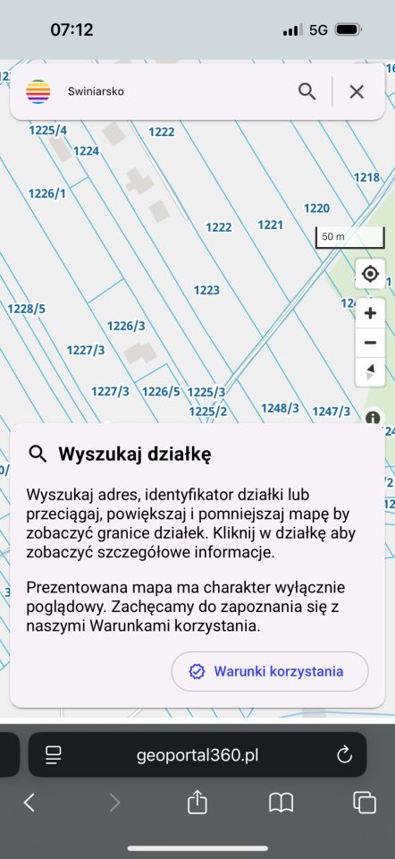 Działka inwestycyjna Świniarsko. Zdjęcie 2