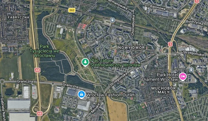 Mieszkanie 3-pokojowe Wrocław Nowy Dwór, ul. Budziszyńska