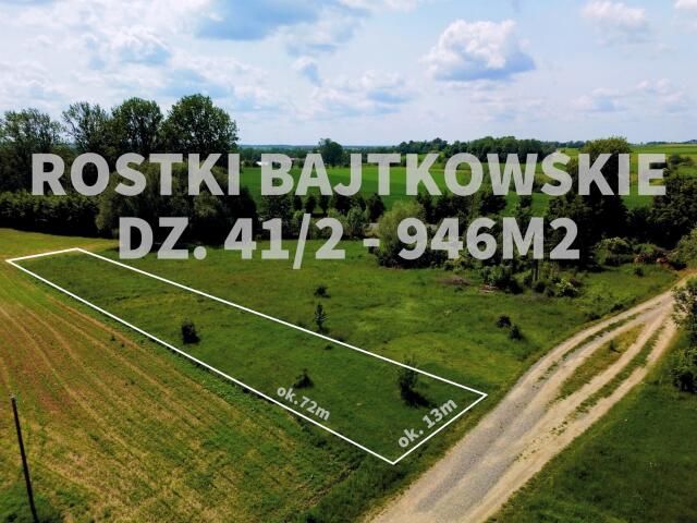 Działka rolna Rostki Bajtkowskie. Zdjęcie 1
