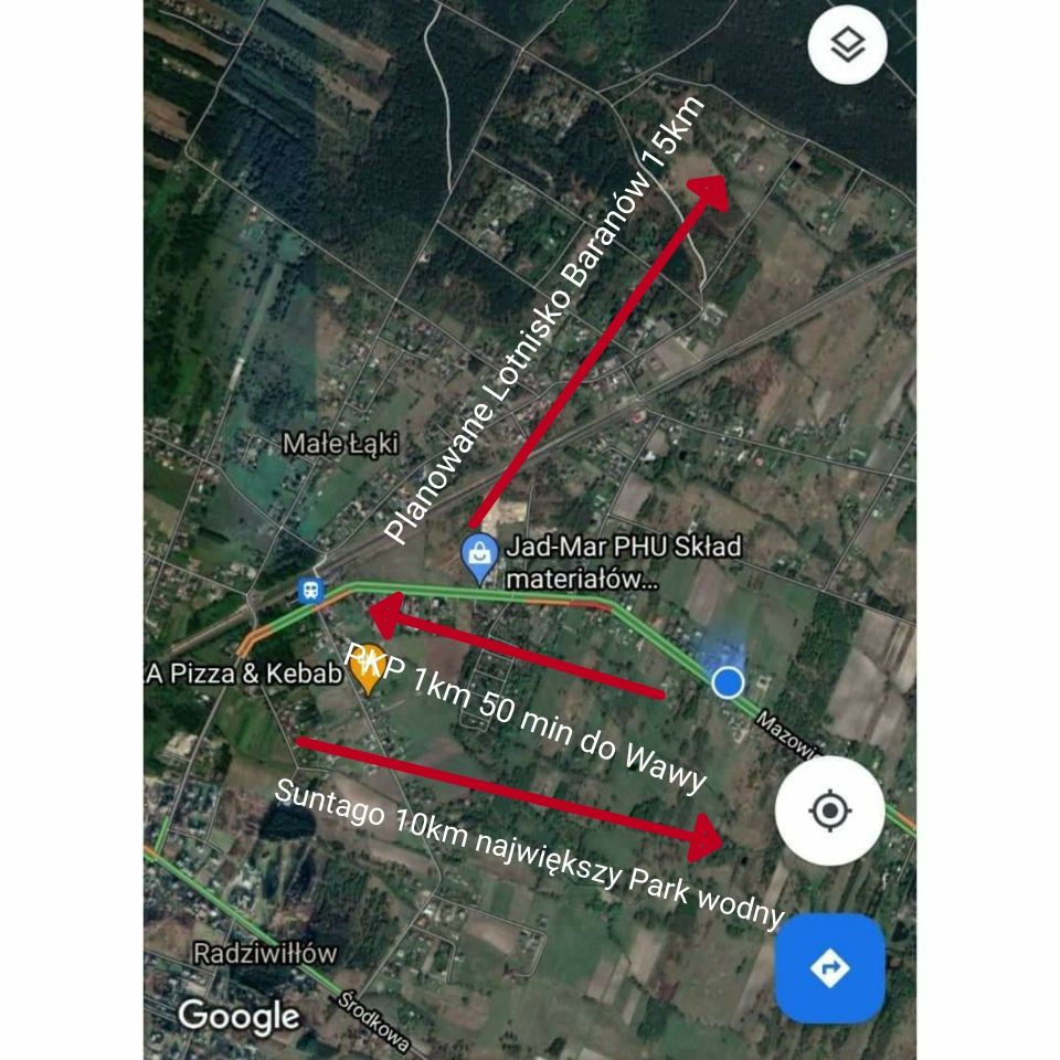 Działka budowlana Budy Zaklasztorne, ul. Mazowiecka. Zdjęcie 7