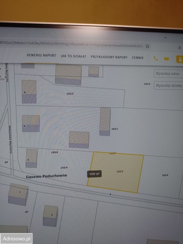 Działka rolno-budowlana Gąsewo Poduchowne, ul. Mazowiecka. Zdjęcie 2