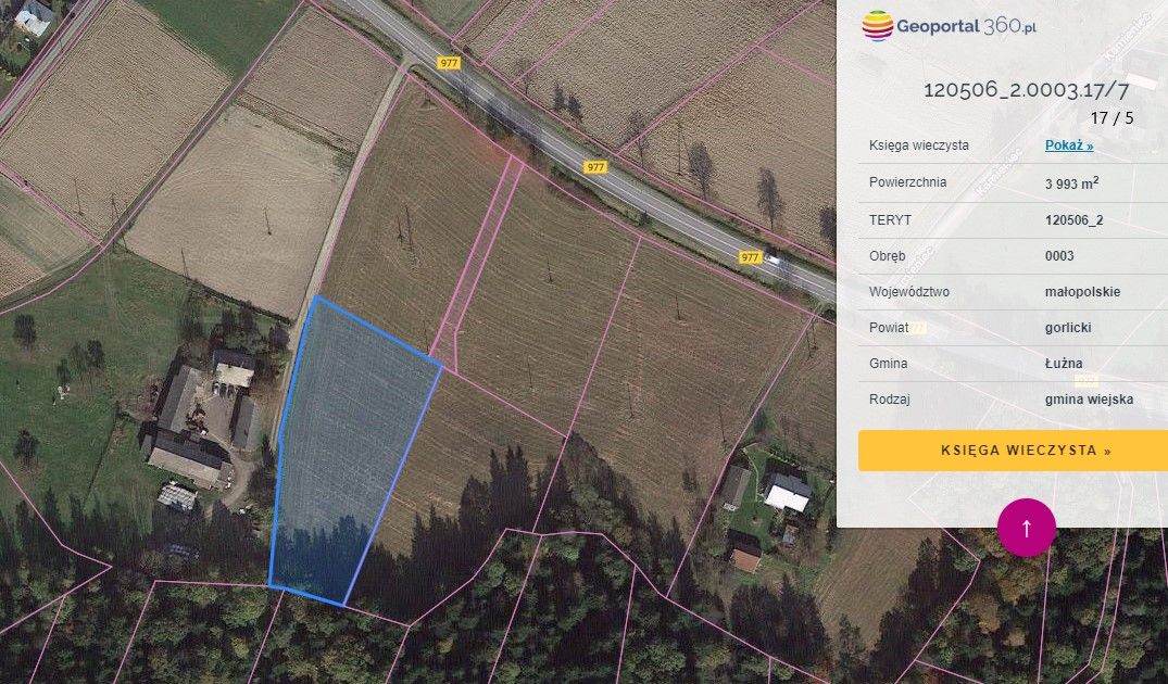 Działka rolno-budowlana Mszanka. Zdjęcie 3