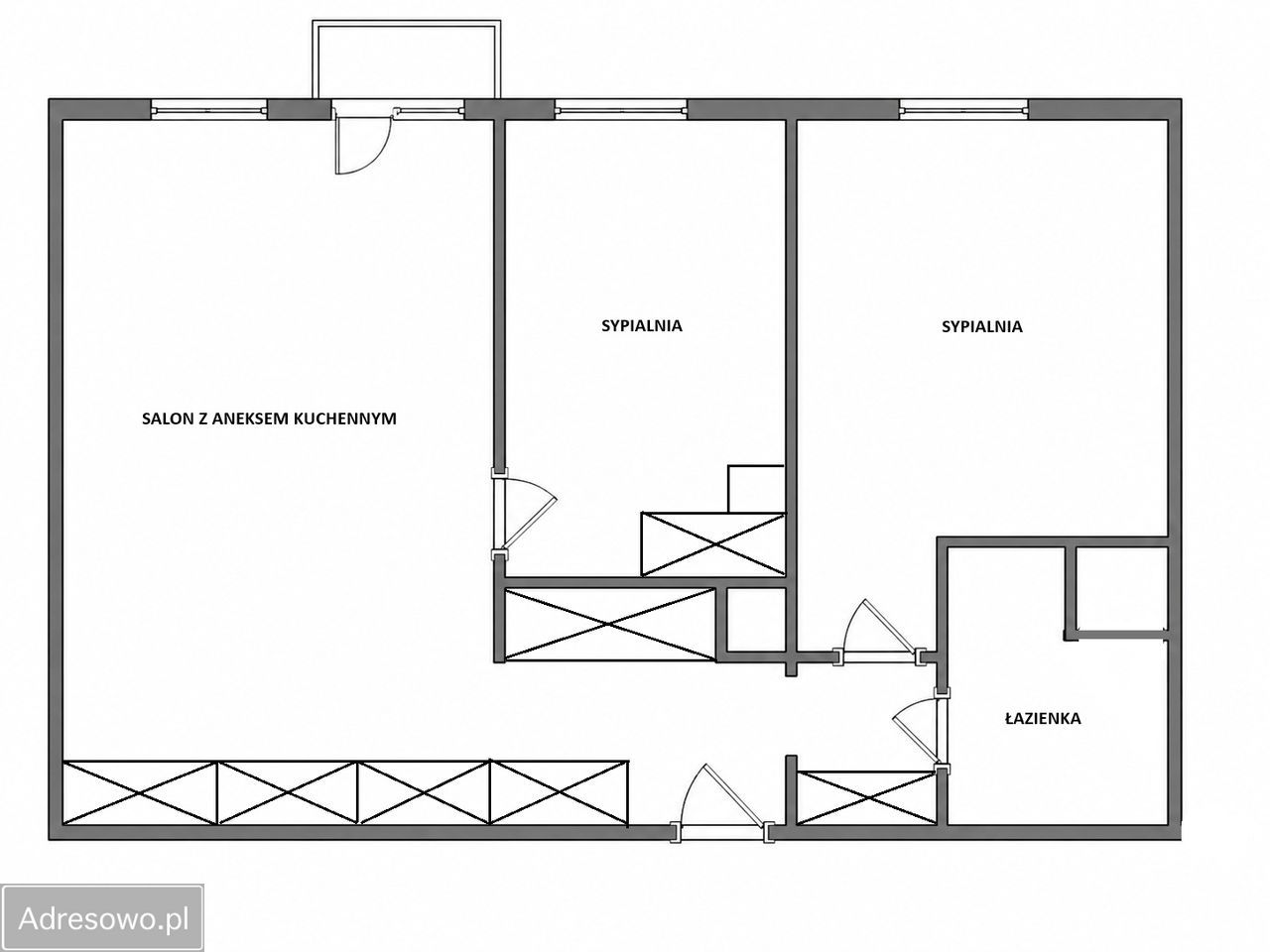 Mieszkanie 3-pokojowe Wrocław Nowy Dwór, ul. Nowodworska. Zdjęcie 4