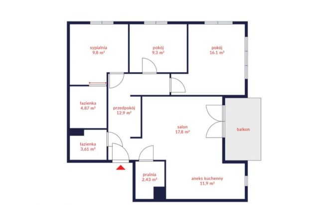 Mieszkanie 4-pokojowe Warszawa Wilanów, ul. Herbu Janina. Zdjęcie 18