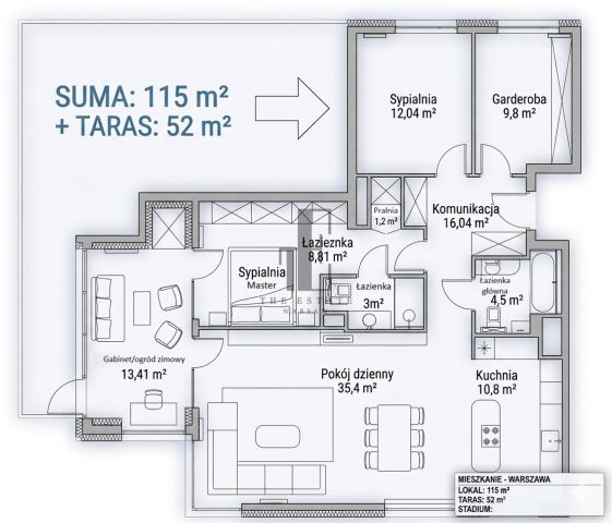 Mieszkanie 4-pokojowe Warszawa Wola, ul. Nakielska. Zdjęcie 17
