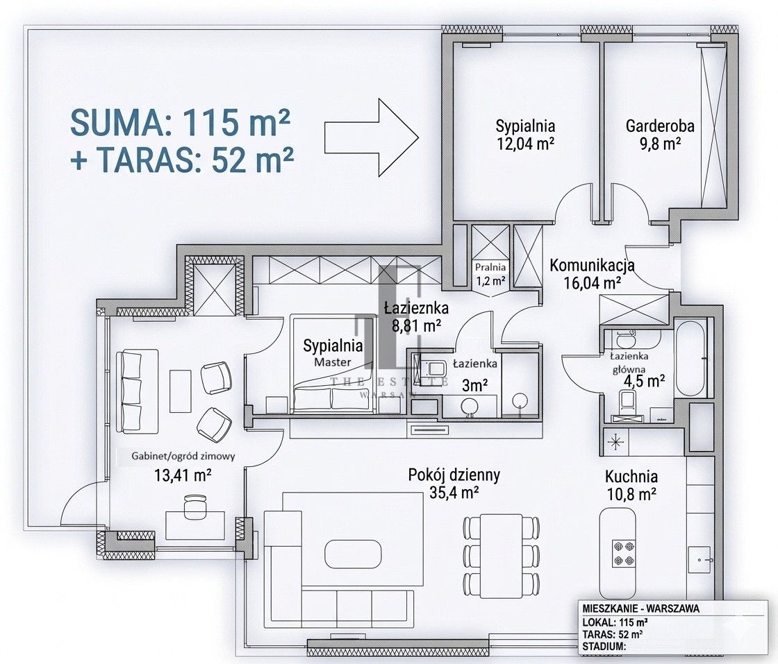 Mieszkanie 4-pokojowe Warszawa Wola, ul. Nakielska. Zdjęcie 17