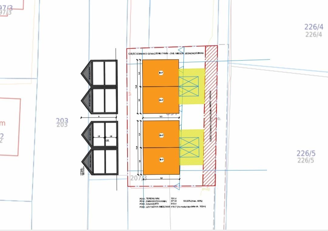 Działka budowlana Rząska. Zdjęcie 5