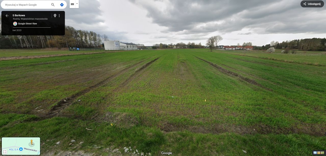 Działka budowlana Rzakta, ul. Borkowa. Zdjęcie 3