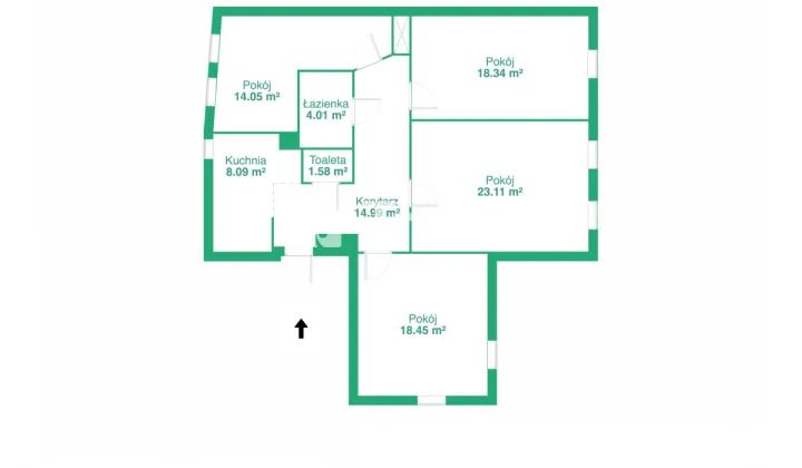 Mieszkanie 4-pokojowe Gdańsk Stare Miasto, ul. Mariana Seredyńskiego