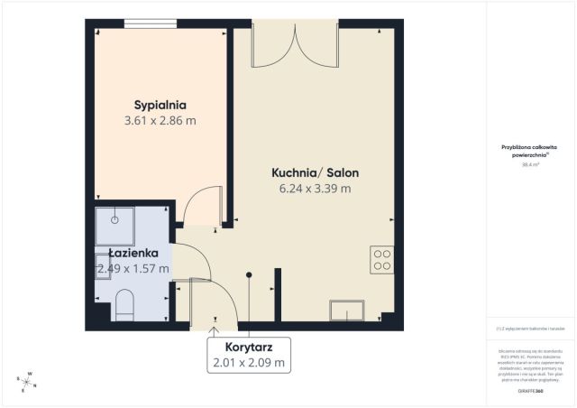 Mieszkanie 2-pokojowe Rumia, ul. Jeziorna. Zdjęcie 10