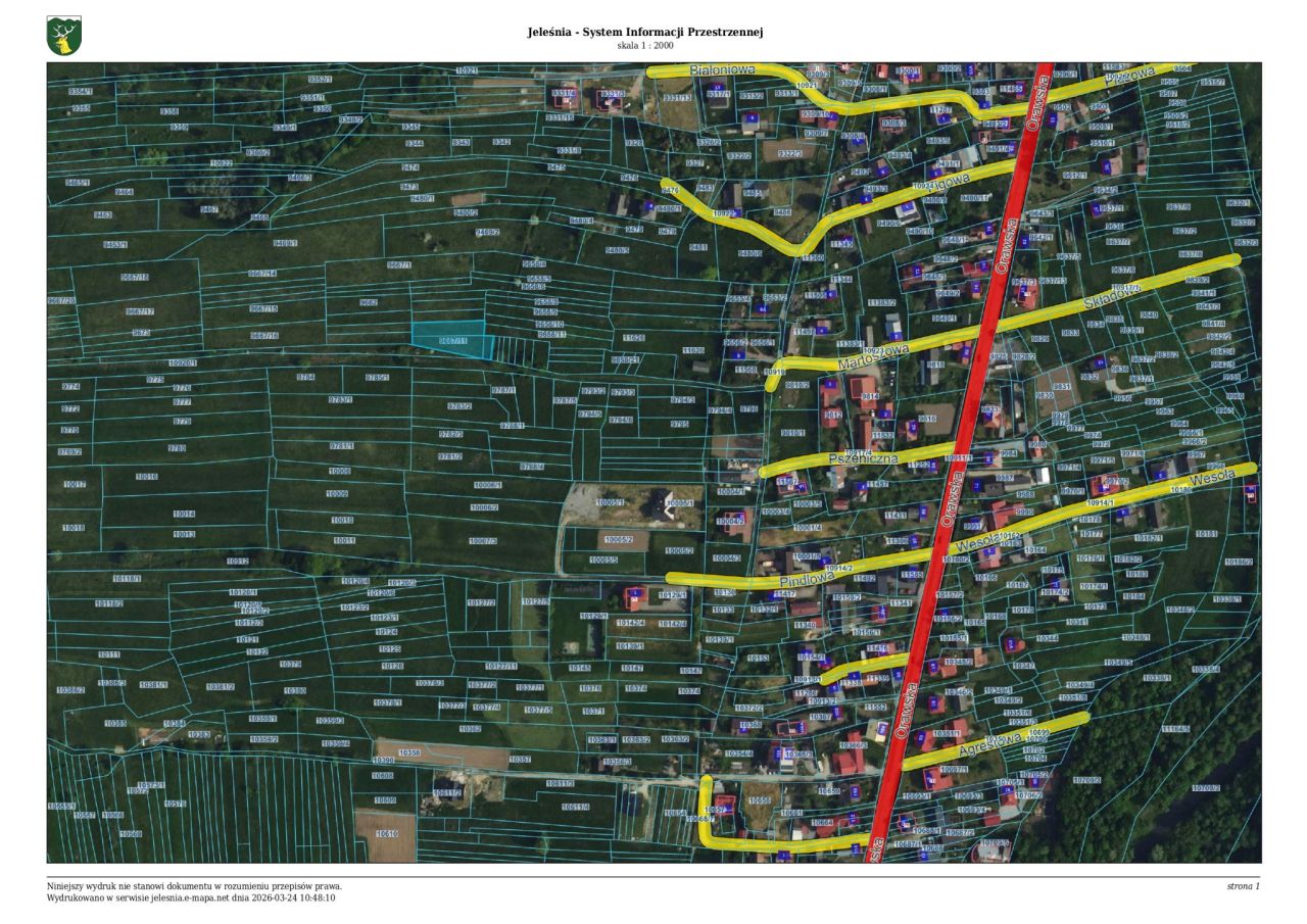Działka budowlana Jeleśnia, ul. Martoszowa. Zdjęcie 1