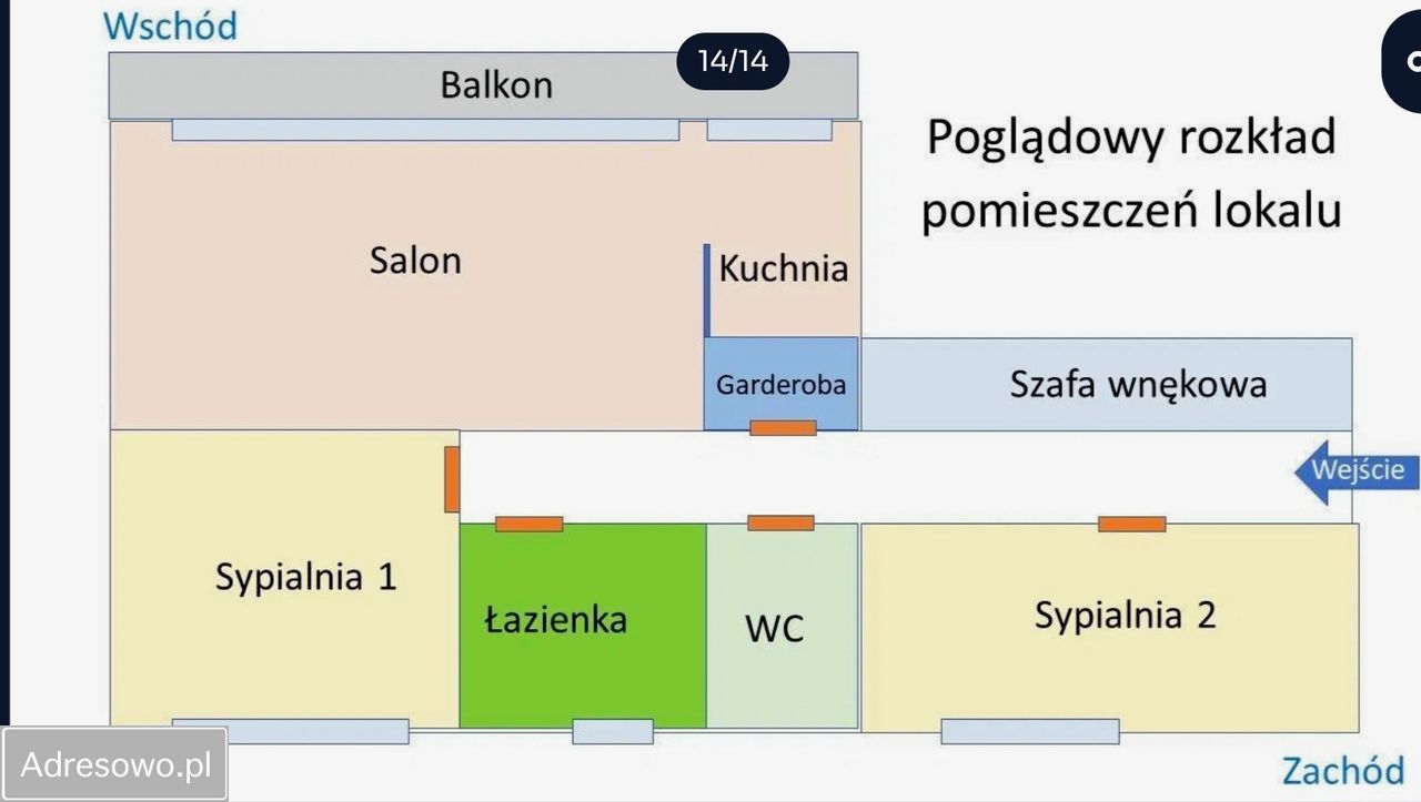 Mieszkanie 3-pokojowe Warszawa Śródmieście, ul. Elektoralna. Zdjęcie 12