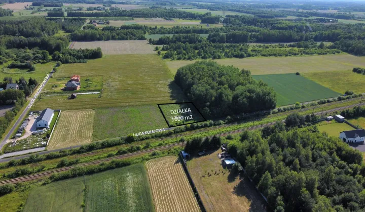 Działka inwestycyjna Marków-Towarzystwo, ul. Kolejowa