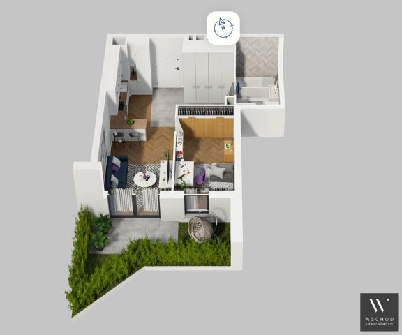 Mieszkanie 2-pokojowe Kraków Podgórze. Zdjęcie 2