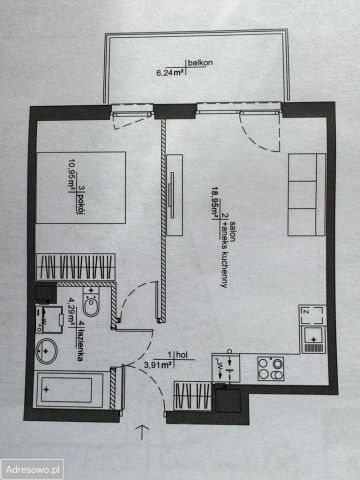 Mieszkanie 2-pokojowe Warszawa Mokotów, ul. Antoniewska. Zdjęcie 1