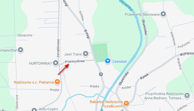 Działka budowlana Radziszów Brzegi, ul. Przemysłowa. Zdjęcie 1