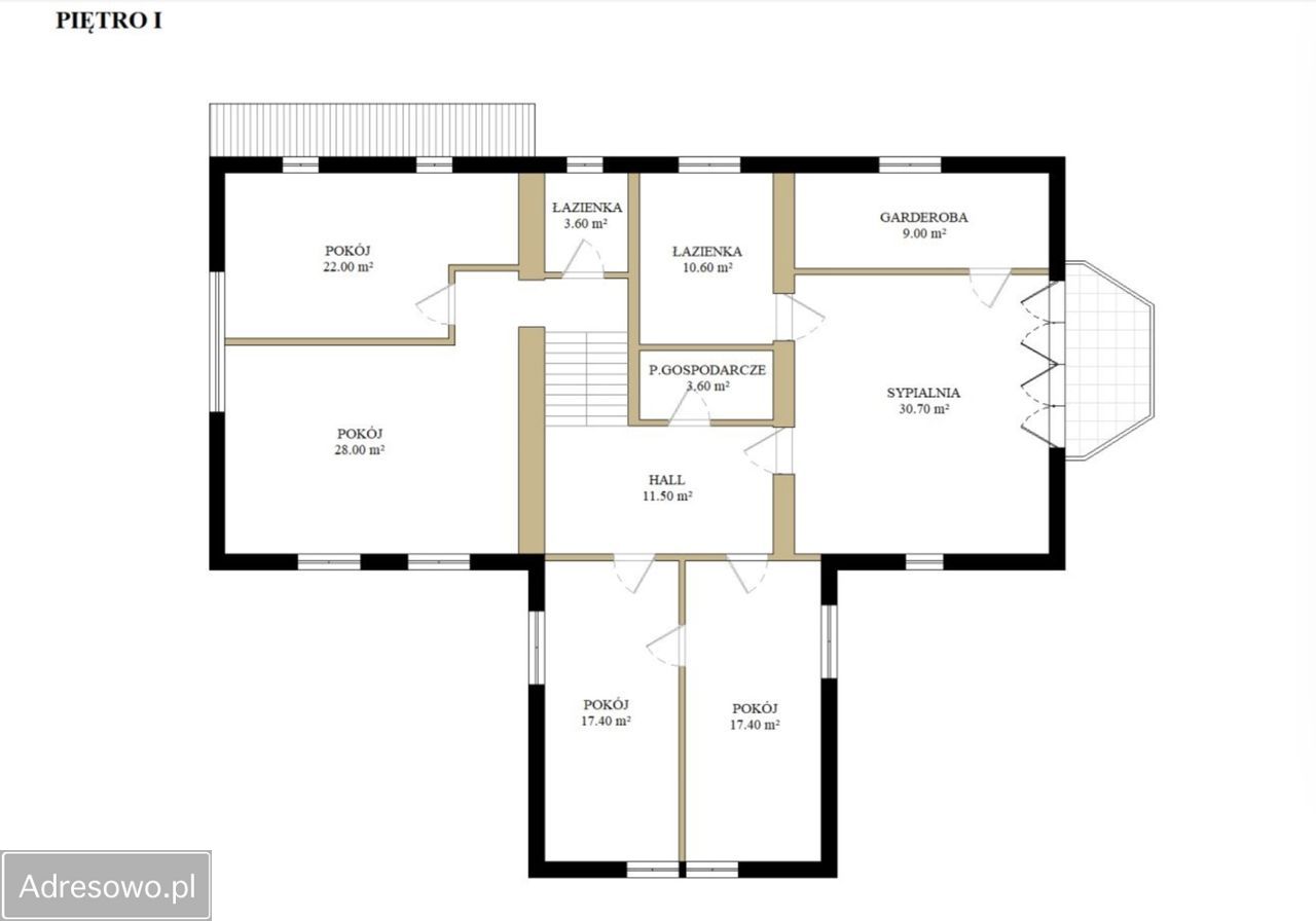 dom wolnostojący, 10 pokoi Konstancin-Jeziorna, ul. Aleja Wojska Polskiego. Zdjęcie 2