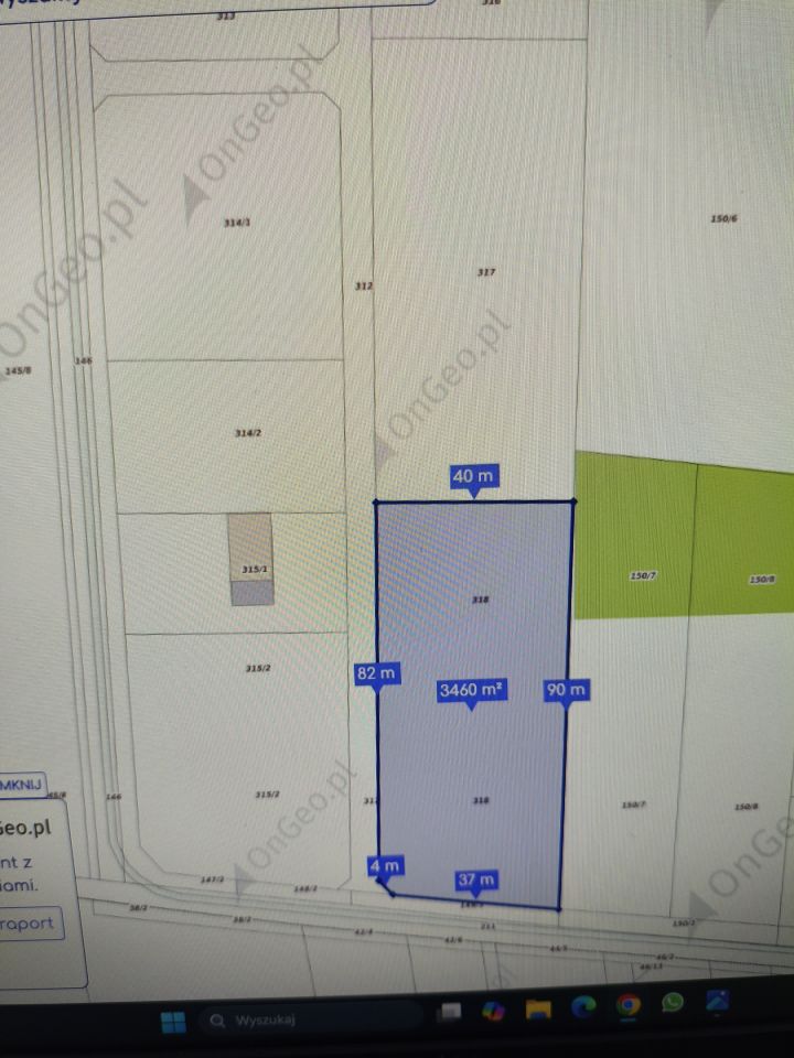 Działka budowlana Tyborów. Zdjęcie 22