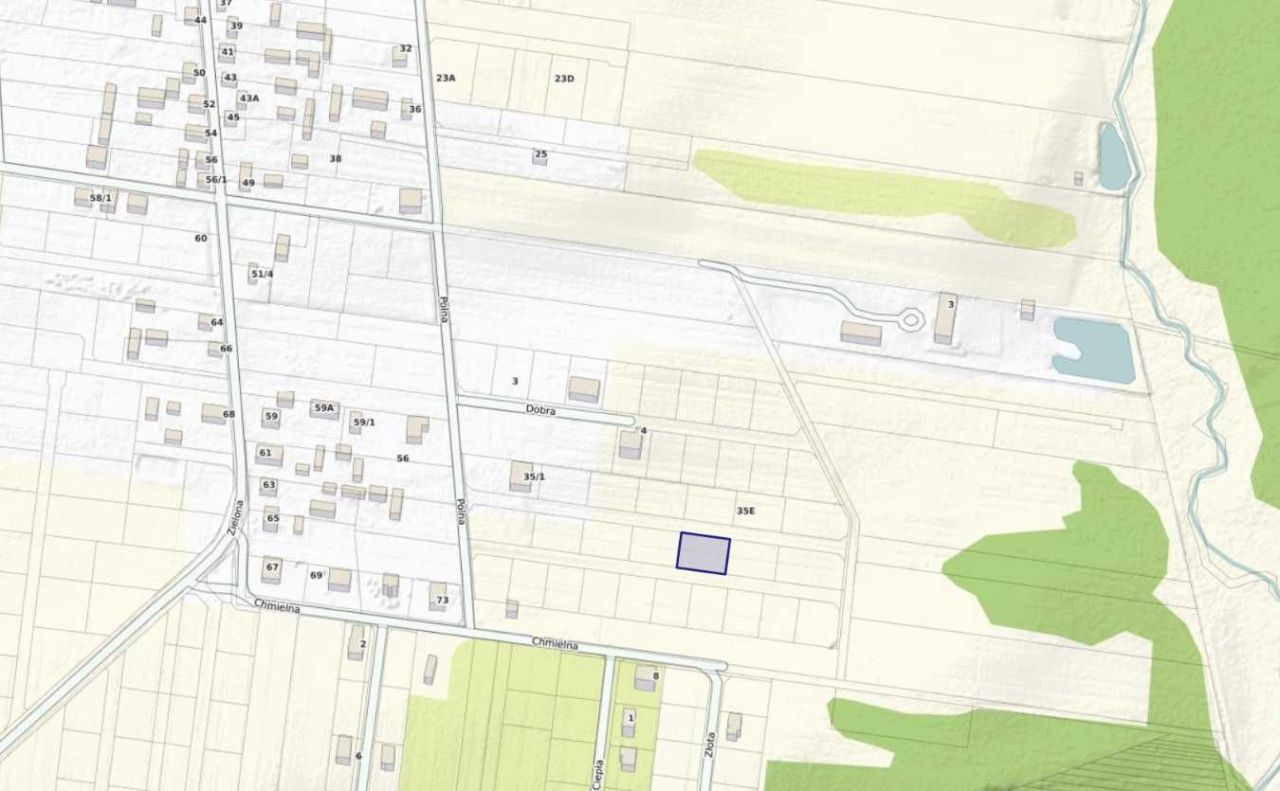 Działka budowlana Ciasne. Zdjęcie 2