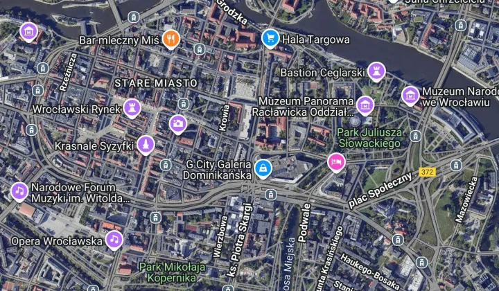 Mieszkanie 1-pokojowe Wrocław Stare Miasto, ul. Odrzańska