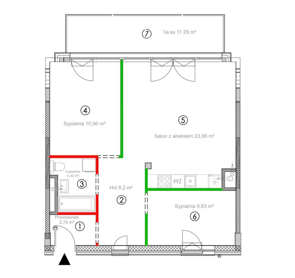 Mieszkanie 3-pokojowe Warszawa Praga-Północ, ul. Szwedzka. Zdjęcie 20