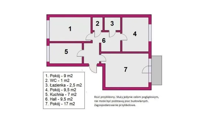 Mieszkanie 3-pokojowe Łódź Chojny, ul. Jacka Malczewskiego