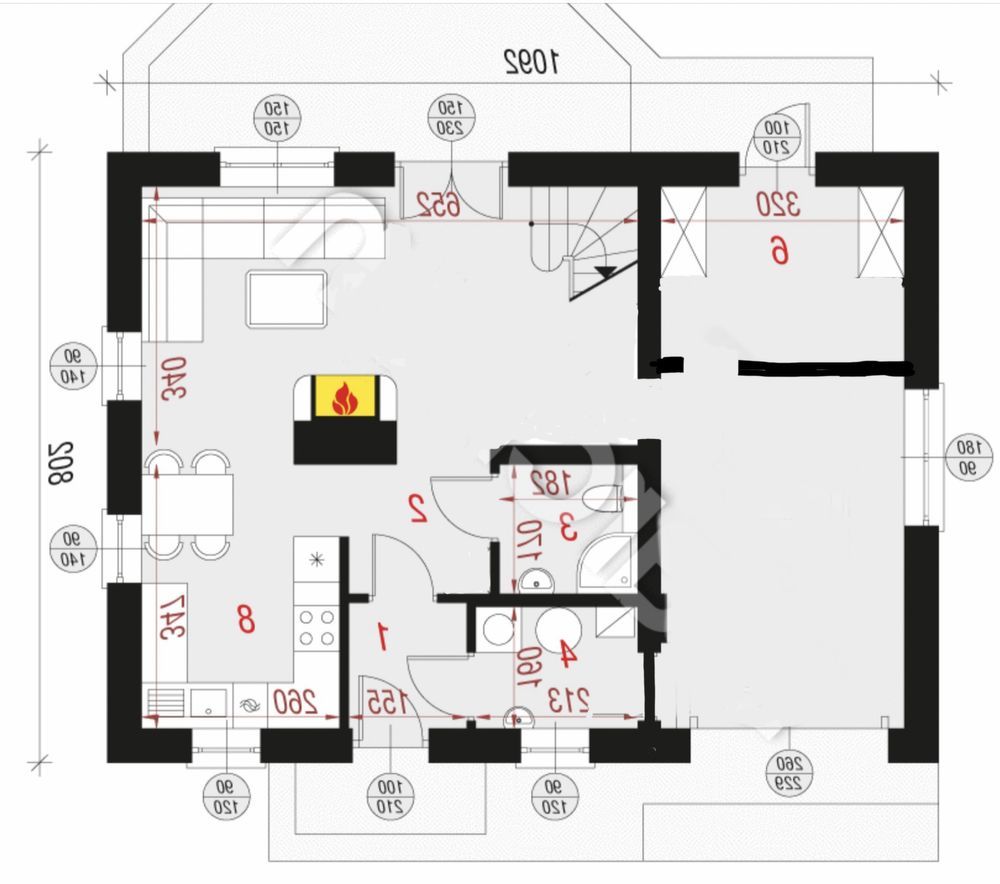 dom wolnostojący Rumianek. Zdjęcie 6