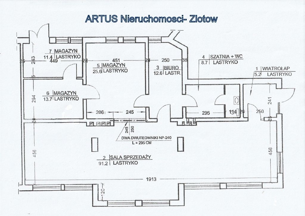 Nieruchomość komercyjna Złotów, ul. Wojska Polskiego. Zdjęcie 2