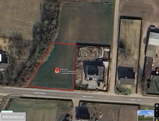Działka budowlana Wierzeja, ul. Sędzińska. Zdjęcie 1