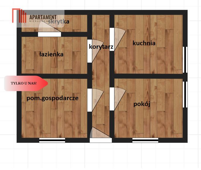 dom wolnostojący, 1 pokój Piękocin. Zdjęcie 3