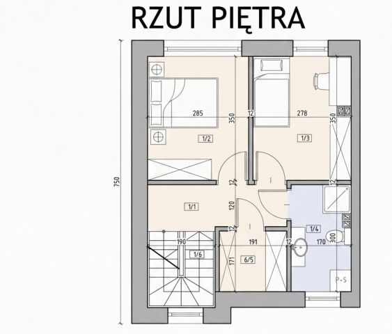 dom szeregowy, 4 pokoje Rzeszów Słocina. Zdjęcie 11