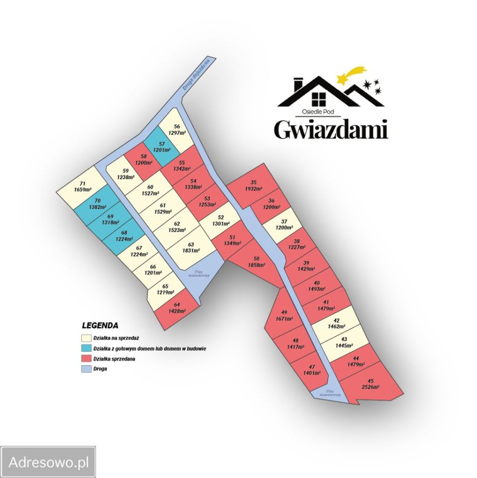 Działka budowlana Dziećmorowice Nowa Wieś. Zdjęcie 2