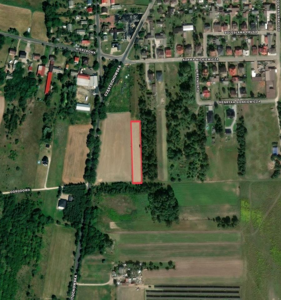 Działka rolno-budowlana Siemkowice, ul. Częstochowska. Zdjęcie 3