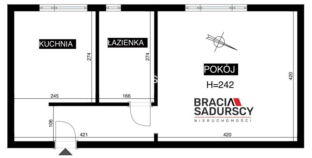 Mieszkanie 1-pokojowe Kraków Wzgórza Krzesławickie, os. Na Wzgórzach. Zdjęcie 20