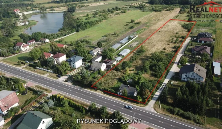 Działka inwestycyjna Bronina