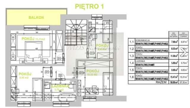 dom szeregowy, 5 pokoi Sobienie Szlacheckie. Zdjęcie 5
