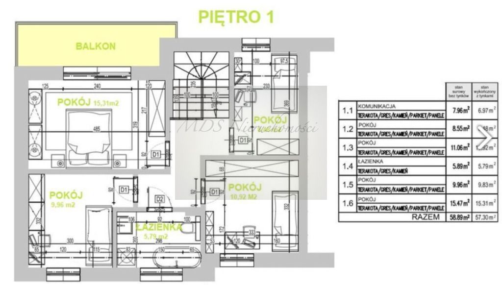 dom szeregowy, 5 pokoi Sobienie Szlacheckie. Zdjęcie 5