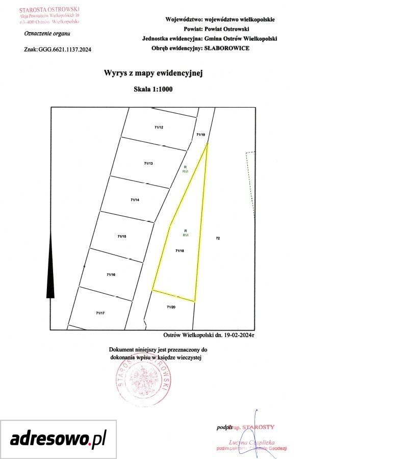 Działka budowlana Słaborowice. Zdjęcie 1
