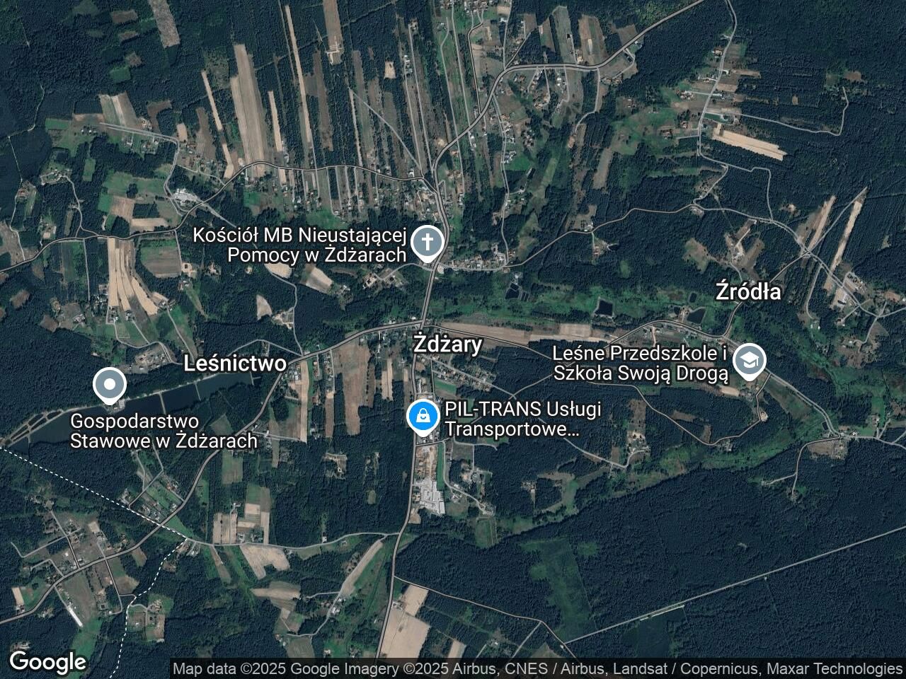 Działka leśna Żdżary Las