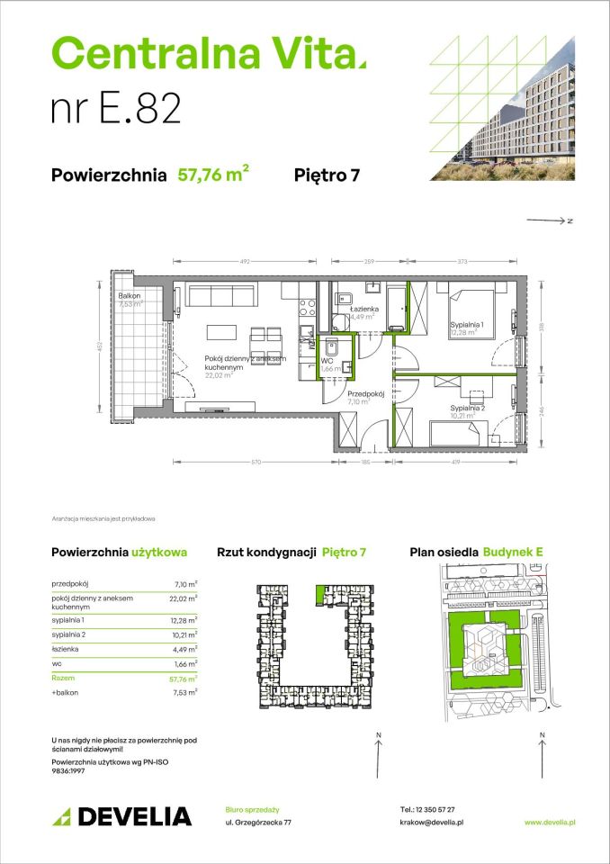 Mieszkanie 3-pokojowe Kraków Czyżyny, ul. Romana Ciesielskiego. Zdjęcie 14