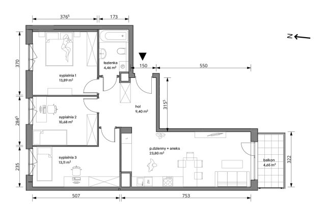 Mieszkanie 4-pokojowe Warszawa Włochy, ul. Trzcinowa. Zdjęcie 7