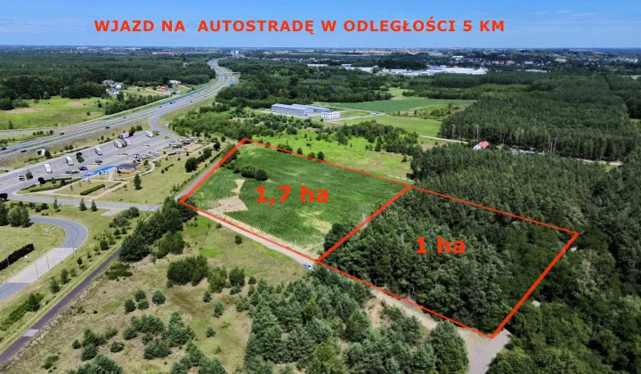 Działka inwestycyjna Lubicz Dolny Małgorzatowo, ul. Małgorzatowo