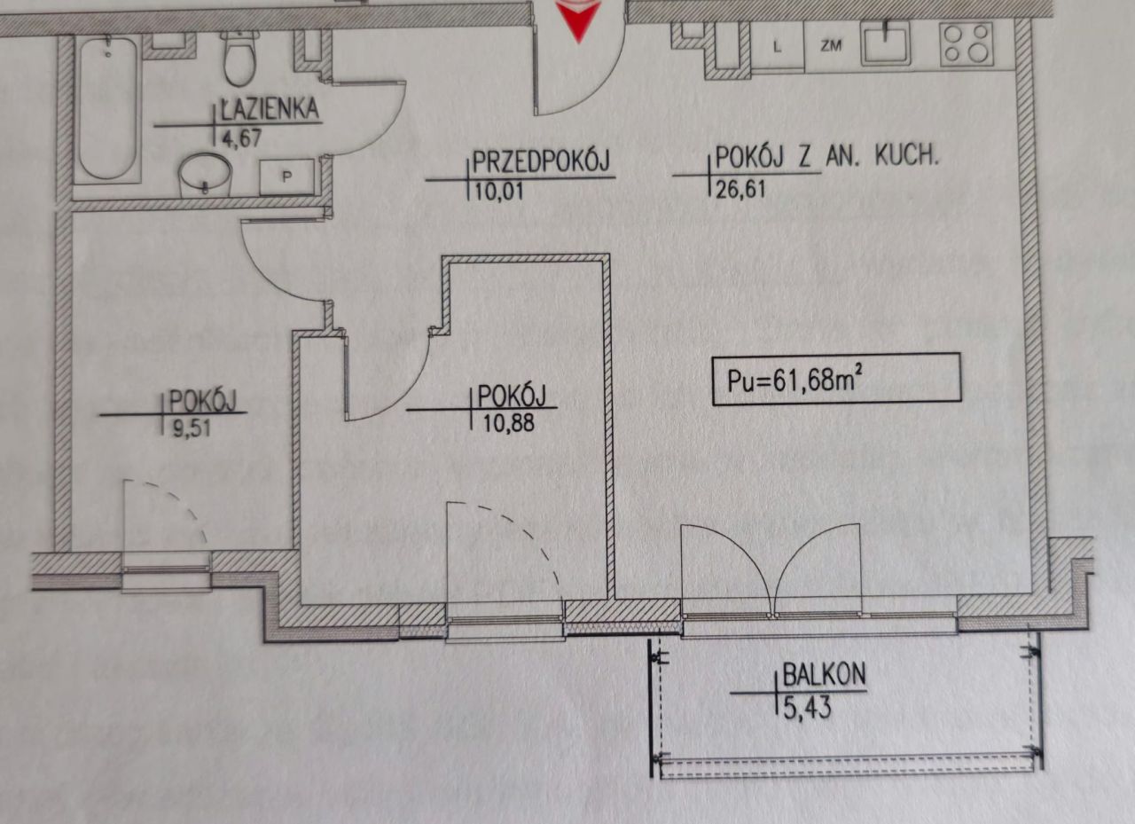 Mieszkanie 3-pokojowe Łódź Rokicie, ul. Zamojska. Zdjęcie 19