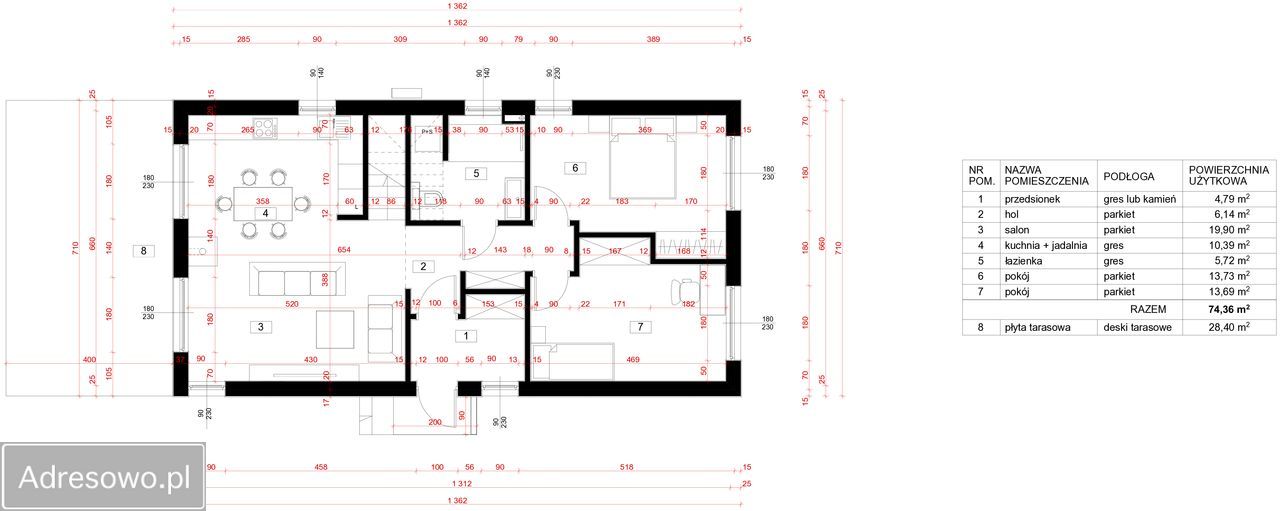 dom wolnostojący, 4 pokoje Ojrzanów. Zdjęcie 20