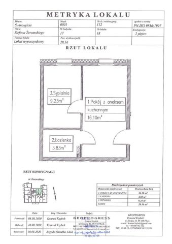 Mieszkanie 2-pokojowe Świnoujście, ul. Stefana Żeromskiego. Zdjęcie 8