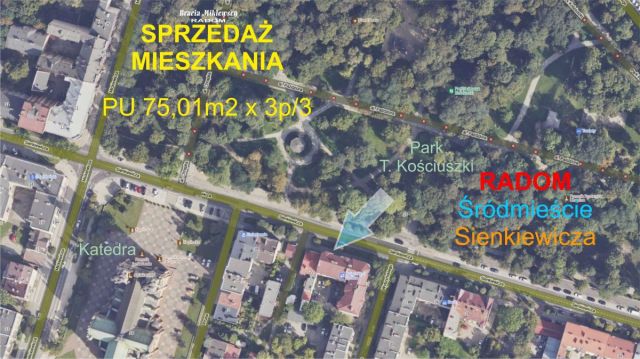 Mieszkanie 3-pokojowe Radom Śródmieście, ul. kard. Stefana Wyszyńskiego. Zdjęcie 2