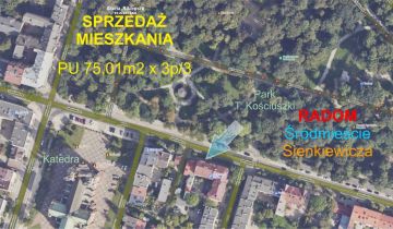 Mieszkanie 3-pokojowe Radom Śródmieście, ul. kard. Stefana Wyszyńskiego