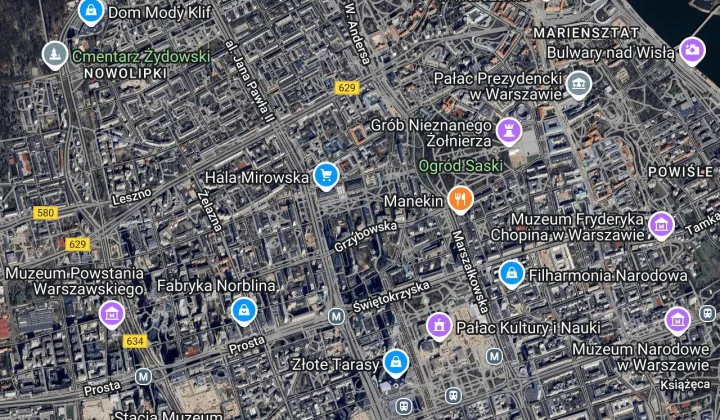 Mieszkanie 2-pokojowe Warszawa Śródmieście, ul. Grzybowska