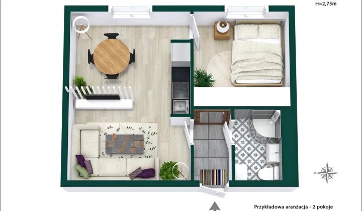 Mieszkanie 1-pokojowe Warszawa Ochota, ul. Grójecka