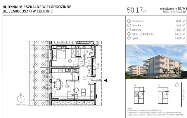 Mieszkanie 2-pokojowe Lublin Węglin, ul. Jemiołuszki. Zdjęcie 1